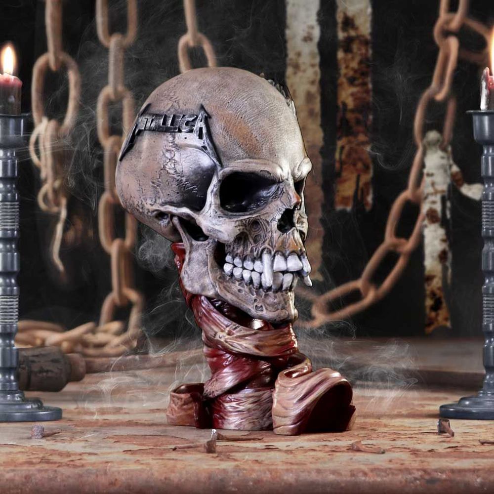 Nemesis Now Metallica - Metallica Pushead Skull 23.5cm Figurine - Multicolours